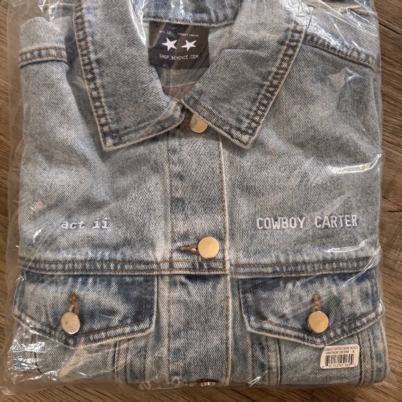 NEW Beyoncé Official Act II Cowboy Carter Denim Jacket - Picture 4 of 5